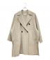 IENA（イエナ）の古着「スーパー160ダブルフェイス オーバーコート」｜ベージュ