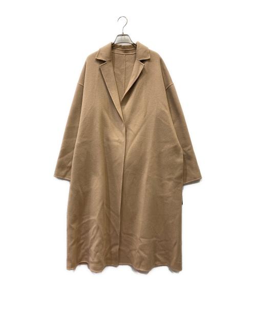 COUP DE CHANCE（クードシャンス）COUP DE CHANCE (クードシャンス) カシミヤ100%リバーコート ベージュ サイズ:M 未使用品の古着・服飾アイテム