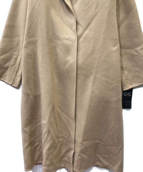 COUP DE CHANCE（クードシャンス）COUP DE CHANCE (クードシャンス) カシミヤ100%リバーコート ベージュ サイズ:M 未使用品の古着・服飾アイテム