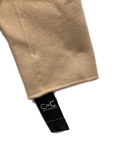 COUP DE CHANCE（クードシャンス）COUP DE CHANCE (クードシャンス) カシミヤ100%リバーコート ベージュ サイズ:M 未使用品の古着・服飾アイテム