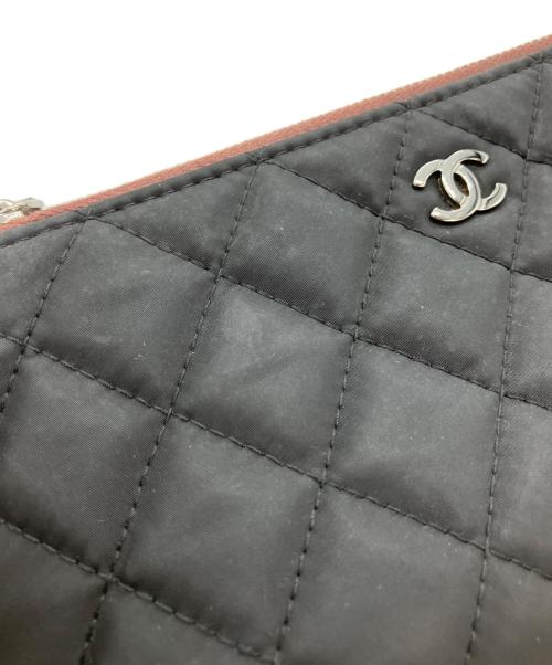 CHANEL（シャネル）CHANEL (シャネル) コスメポーチ ブラックの古着・服飾アイテム