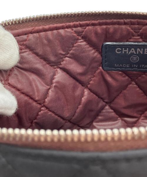 CHANEL（シャネル）CHANEL (シャネル) コスメポーチ ブラックの古着・服飾アイテム