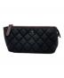 CHANEL（シャネル）の古着「コスメポーチ」｜ブラック