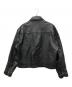 ZARA (ザラ) レザージャケット ボクシーフィット ブラック サイズ:ＸＬ：8000円