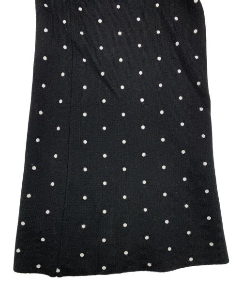 CABAN（キャバン）CABaN (キャバン) コットンカシミヤ ドットジャカードパンツ ブラック サイズ:Fの古着・服飾アイテム