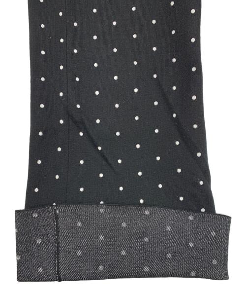 CABAN（キャバン）CABaN (キャバン) コットンカシミヤ ドットジャカードパンツ ブラック サイズ:Fの古着・服飾アイテム