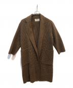 TODAYFULトゥデイフル）の古着「Over Check Coat」｜ブラウン