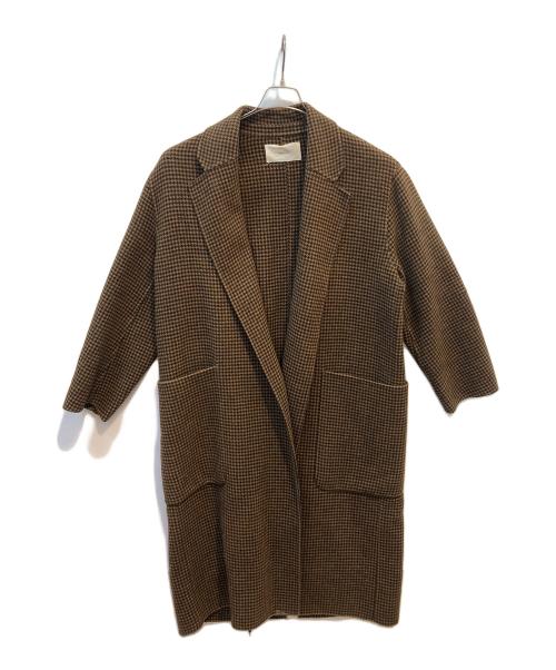 TODAYFUL（トゥデイフル）TODAYFUL (トゥデイフル) Over Check Coat ブラウン サイズ:36の古着・服飾アイテム