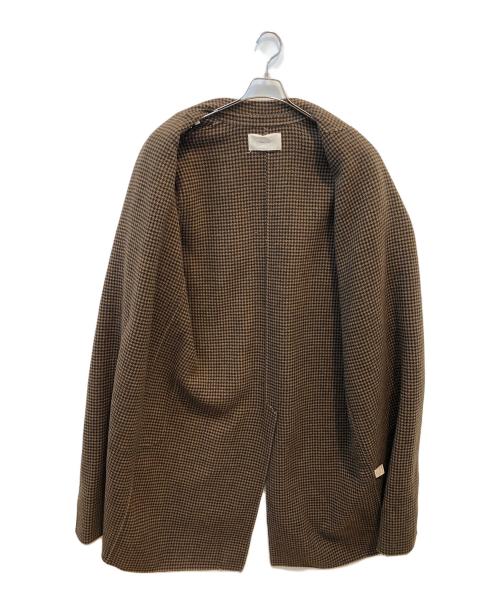 TODAYFUL（トゥデイフル）TODAYFUL (トゥデイフル) Over Check Coat ブラウン サイズ:36の古着・服飾アイテム