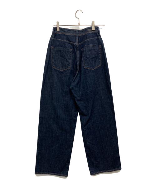 YANUK（ヤヌーク）YANUK (ヤヌーク) ルーズストレートデニムパンツ インディゴ サイズ:26の古着・服飾アイテム
