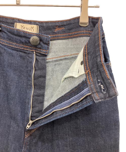 YANUK（ヤヌーク）YANUK (ヤヌーク) ルーズストレートデニムパンツ インディゴ サイズ:26の古着・服飾アイテム