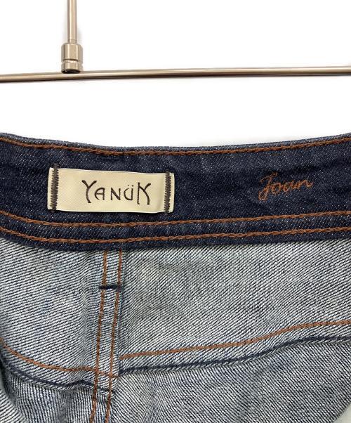 YANUK（ヤヌーク）YANUK (ヤヌーク) ルーズストレートデニムパンツ インディゴ サイズ:26の古着・服飾アイテム