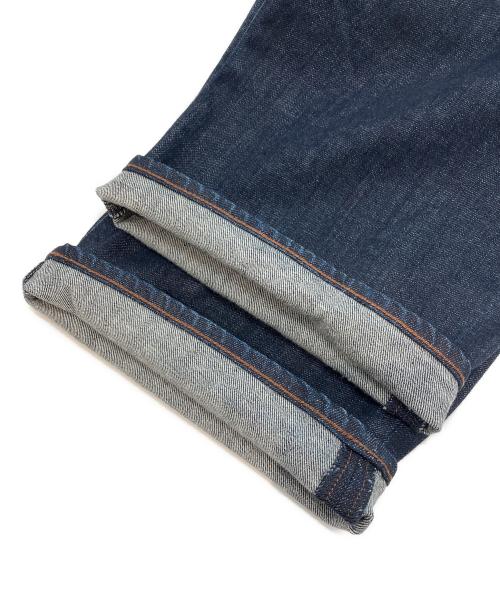 YANUK（ヤヌーク）YANUK (ヤヌーク) ルーズストレートデニムパンツ インディゴ サイズ:26の古着・服飾アイテム