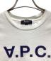 中古・古着 A.P.C. (アーペーセー) STANDARD GRAND VPC Tシャツ ホワイト サイズ:XS：6000円