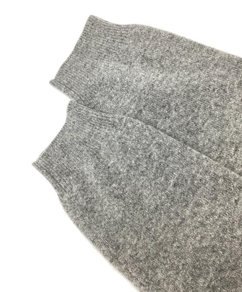 PRADA（プラダ）PRADA (プラダ) バックボタン ウールカシミヤニット グレー サイズ:40の古着・服飾アイテム