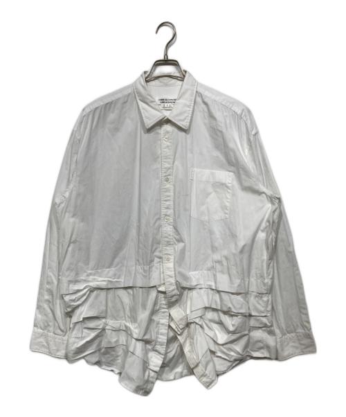 COMME des GARCONS COMME des GARCONS（コムデギャルソン コムデギャルソン）COMME des GARCONS COMME des GARCONS (コムデギャルソン コムデギャルソン) 裾フリルシャツ　RM-B021　AD2023 ホワイト サイズ:Sの古着・服飾アイテム
