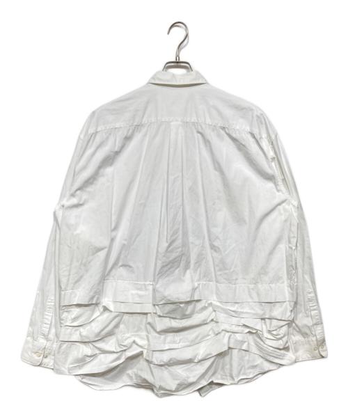 COMME des GARCONS COMME des GARCONS（コムデギャルソン コムデギャルソン）COMME des GARCONS COMME des GARCONS (コムデギャルソン コムデギャルソン) 裾フリルシャツ　RM-B021　AD2023 ホワイト サイズ:Sの古着・服飾アイテム