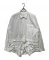 COMME des GARCONS COMME des GARCONS（コムデギャルソン コムデギャルソン）の古着「裾フリルシャツ　RM-B021　AD2023」｜ホワイト