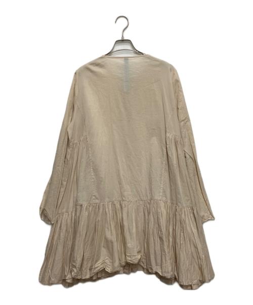 merlette（マーレット）merlette (マーレット) TOMORROW LAND (トゥモローランド) 別注ティアードワンピース ベージュ サイズ:XSの古着・服飾アイテム
