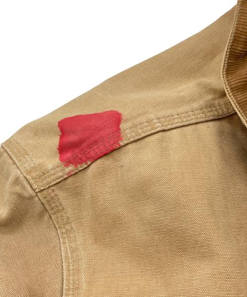 CarHartt（カーハート）CarHartt (カーハート) 襟切替ダック地トラッカージャケット ベージュ サイズ:下記参照の古着・服飾アイテム