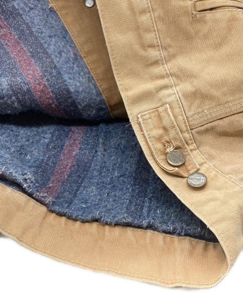 CarHartt（カーハート）CarHartt (カーハート) 襟切替ダック地トラッカージャケット ベージュ サイズ:下記参照の古着・服飾アイテム