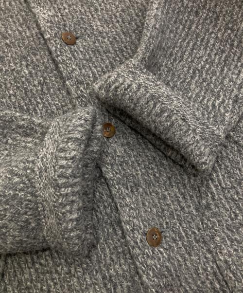 45R（フォーティファイブ・アール）45R (フォーティファイブ・アール) アルル杢杢ニットのチロリアンコート　7102047 グレー サイズ:2の古着・服飾アイテム