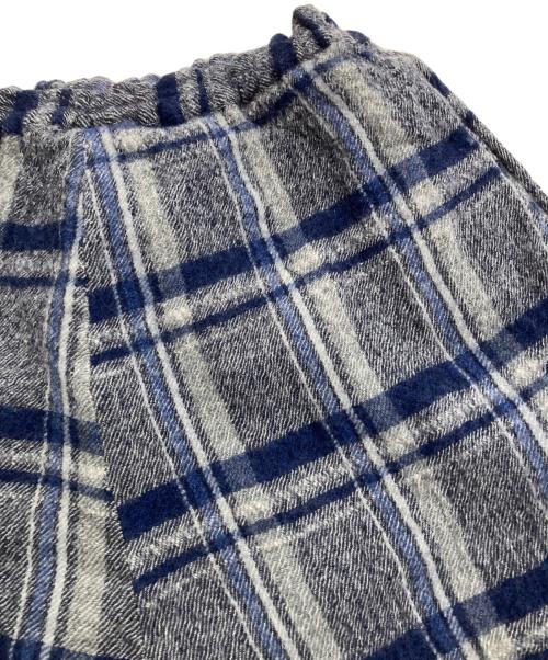 Y's（ワイズ）Y's (ワイズ) ウールリネン サルエルパンツ ネイビー×グレー サイズ:2の古着・服飾アイテム