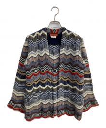 missoni（ミッソーニ）の古着「ウールカーディガン　イタリア製」｜マルチカラー