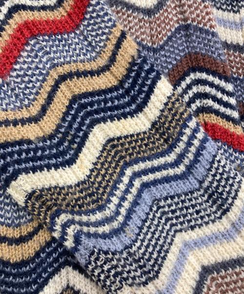 missoni（ミッソーニ）MISSONI (ミッソーニ) ウールカーディガン　イタリア製 マルチカラー サイズ:38の古着・服飾アイテム
