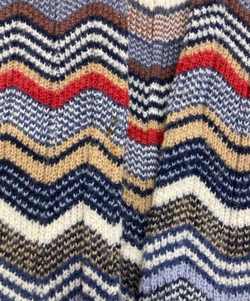 missoni（ミッソーニ）MISSONI (ミッソーニ) ウールカーディガン　イタリア製 マルチカラー サイズ:38の古着・服飾アイテム