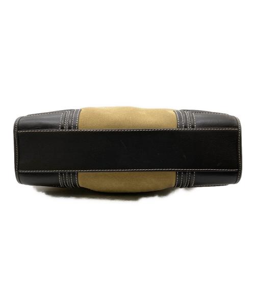 LOEWE（ロエベ）LOEWE (ロエベ) アナグラム スウェードショルダーバッグ ベージュの古着・服飾アイテム