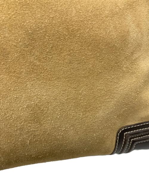 LOEWE（ロエベ）LOEWE (ロエベ) アナグラム スウェードショルダーバッグ ベージュの古着・服飾アイテム