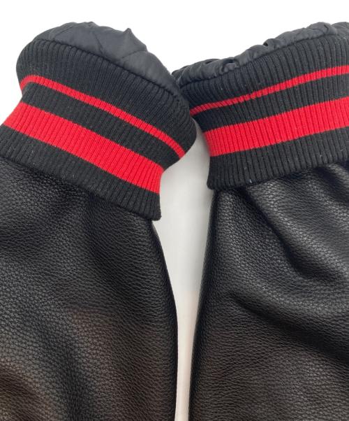 PRO STANDARD（プロスタンダード）PRO STANDARD (プロスタンダード) CHICAGO BULLS 袖切替スタジャン ブラック サイズ:２XLの古着・服飾アイテム