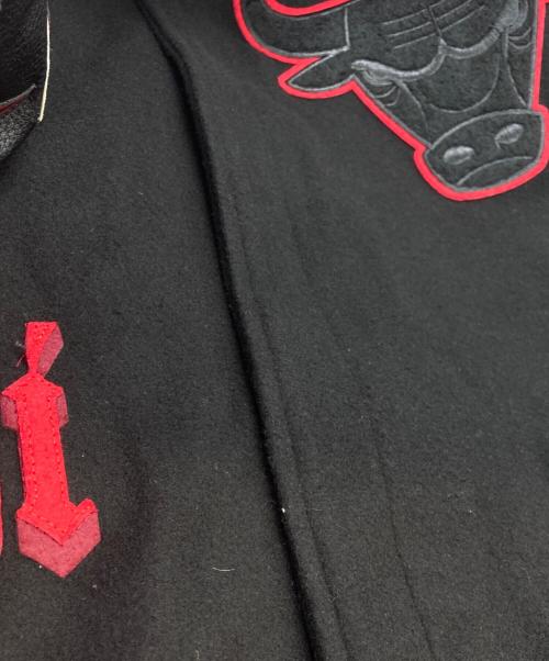 PRO STANDARD（プロスタンダード）PRO STANDARD (プロスタンダード) CHICAGO BULLS 袖切替スタジャン ブラック サイズ:２XLの古着・服飾アイテム