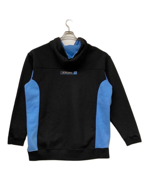 JORDAN（ジョーダン）JORDAN (ジョーダン) プルオーバーパーカー ブラック×ブルー サイズ:XLの古着・服飾アイテム