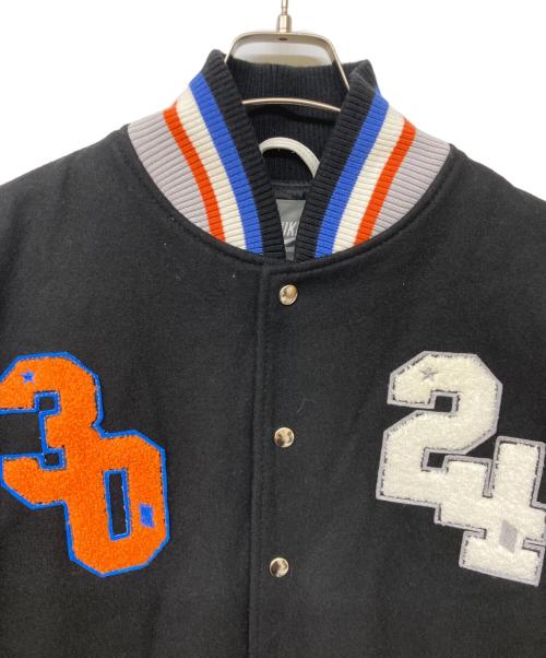 NIKE（ナイキ）NIKE (ナイキ) 00s 袖レザー切替スタジャン ブラック サイズ:XLの古着・服飾アイテム