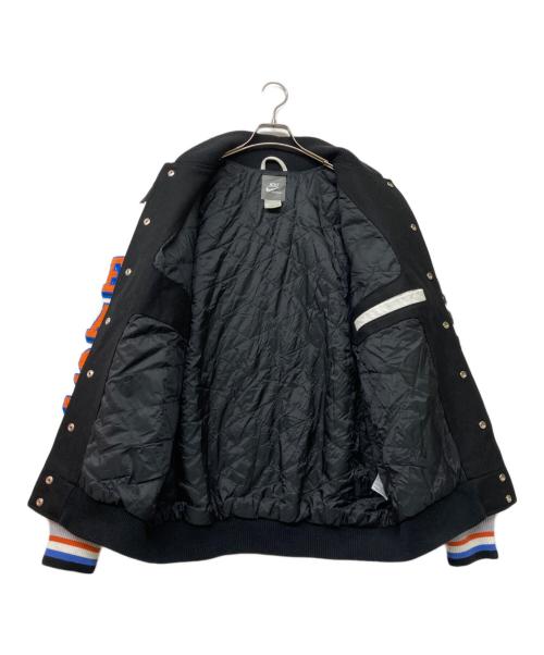 NIKE（ナイキ）NIKE (ナイキ) 00s 袖レザー切替スタジャン ブラック サイズ:XLの古着・服飾アイテム