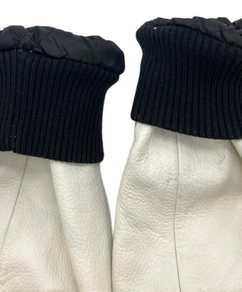 NIKE（ナイキ）NIKE (ナイキ) 00s 袖レザー切替スタジャン ブラック サイズ:XLの古着・服飾アイテム