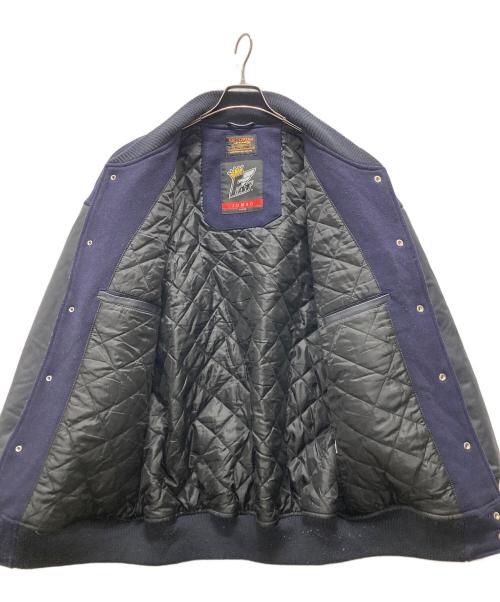 FAT（エフエーティー）FAT (エフエーティー) skookum (スクーカム) スタジャン ネイビー サイズ:JUMBOの古着・服飾アイテム