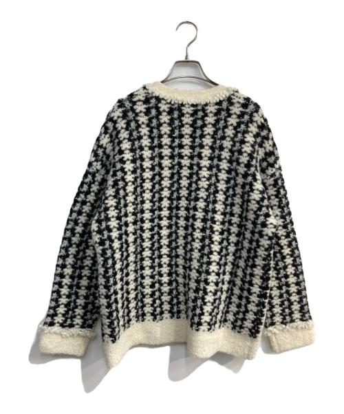 Gypsohila（ジプソフィア）Gypsohila (ジプソフィア) Fleur Cardigan　GPG-520 ブラック×ホワイト サイズ:Freeの古着・服飾アイテム