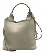 TOD'Sトッズ）の古着「Tタイムレス ミニ 2WAY トートバッグ」｜アイボリー