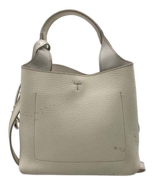 TOD'S（トッズ）TOD'S (トッズ) Tタイムレス ミニ 2WAY トートバッグ アイボリー サイズ:-の古着・服飾アイテム
