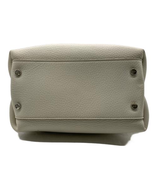TOD'S（トッズ）TOD'S (トッズ) Tタイムレス ミニ 2WAY トートバッグ アイボリー サイズ:-の古着・服飾アイテム