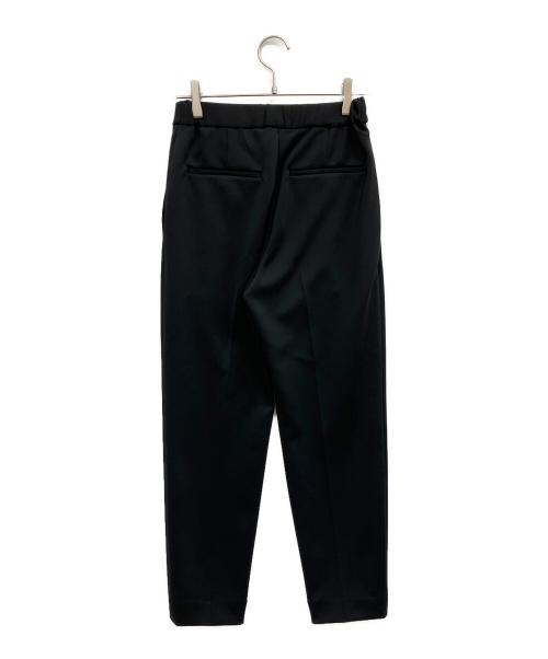 UNITED ARROWS（ユナイテッドアローズ）UNITED ARROWS (ユナイテッドアローズ) SPONGY タック テーパードパンツ ブラック サイズ:36の古着・服飾アイテム