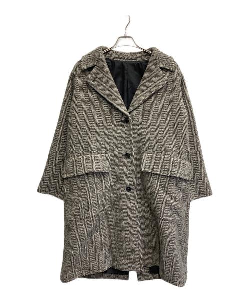 MARGARET HOWELL（マーガレットハウエル）MARGARET HOWELL (マーガレットハウエル) ヘリンボーンコート グレー サイズ:2の古着・服飾アイテム