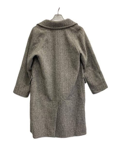 MARGARET HOWELL（マーガレットハウエル）MARGARET HOWELL (マーガレットハウエル) ヘリンボーンコート グレー サイズ:2の古着・服飾アイテム