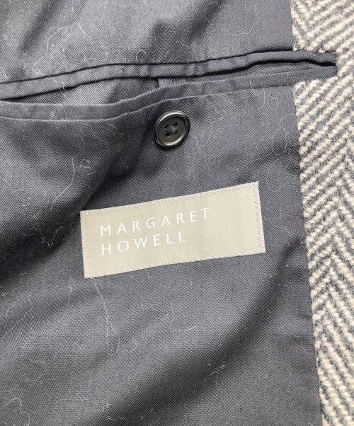 MARGARET HOWELL（マーガレットハウエル）MARGARET HOWELL (マーガレットハウエル) ヘリンボーンコート グレー サイズ:2の古着・服飾アイテム