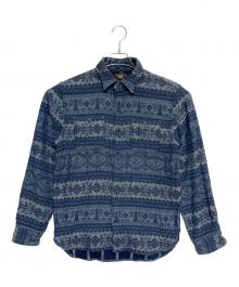 RRL（ダブルアールエル）の古着「ノルディック柄長袖シャツ」｜インディゴ