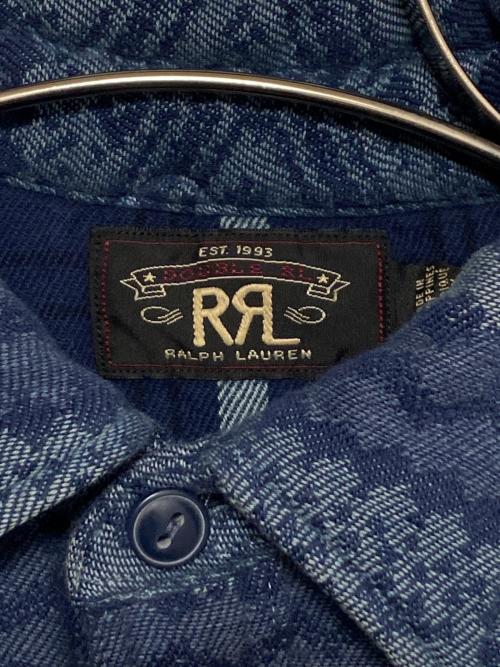 RRL（ダブルアールエル）RRL (ダブルアールエル) ノルディック柄長袖シャツ インディゴ サイズ:Sの古着・服飾アイテム