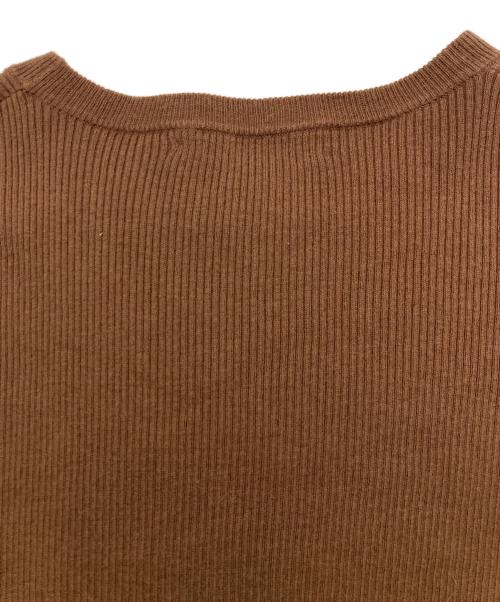 CABAN（キャバン）CABaN (キャバン) カシミヤ混ニット ブラウン サイズ:FREEの古着・服飾アイテム